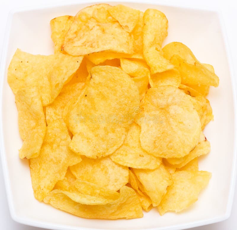 Potato chips stock image. Image of chip, closeup, lunch 11659063