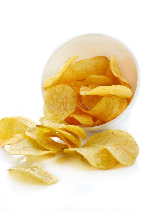 Potato Chips stock image. Image of edible, heap, grease - 30060315