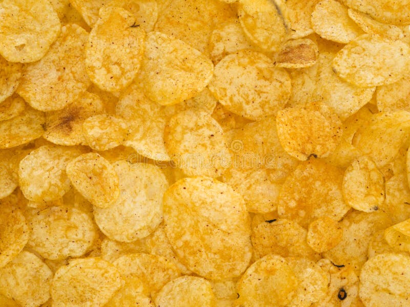 Potato chips background stock image. Image of eating 15261217