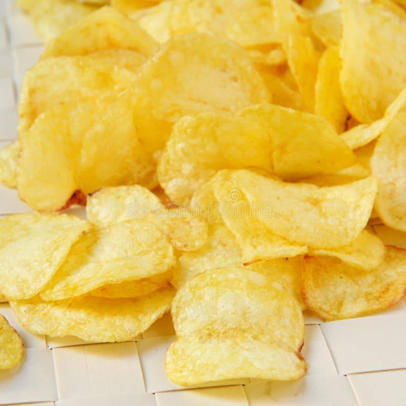 Low fat potato chips stock image. Image of deep, horizontal 33533763