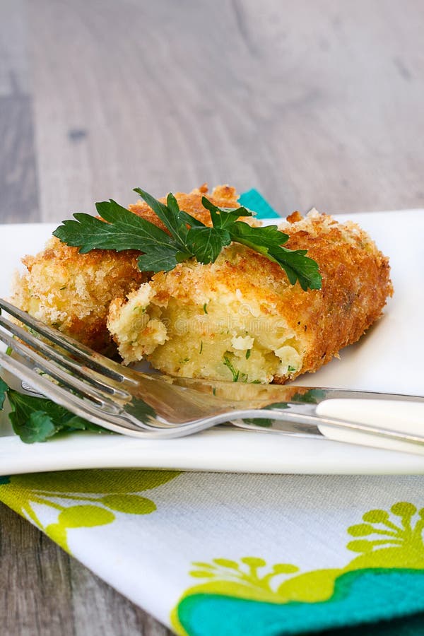 Coquilles St Jacques Mornay with Pomme Puree Stock Image Image of