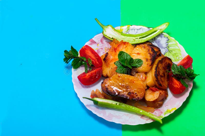 Potato Dish. One of the Famous Oriental Dishes Stock Photo Image of