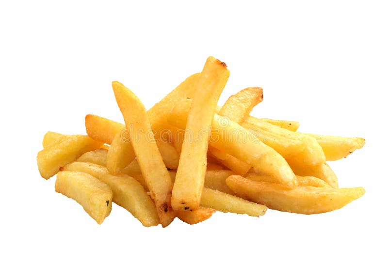 French fries in paper bag isolated on white background with clipping path.  24099921 Stock Photo at Vecteezy