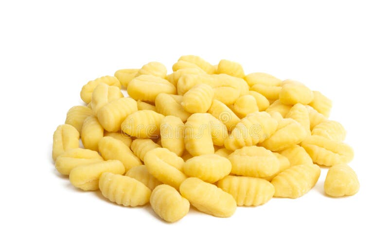 Potato gnocchi isolated