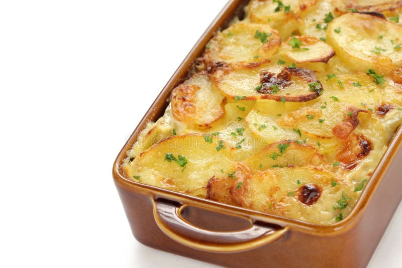 Potato gratin dauphinoise stock image. Image of kitchen 20726747