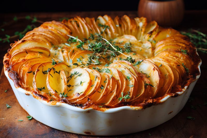 Potato Ratatouille Stew. Generate Ai Stock Illustration Illustration