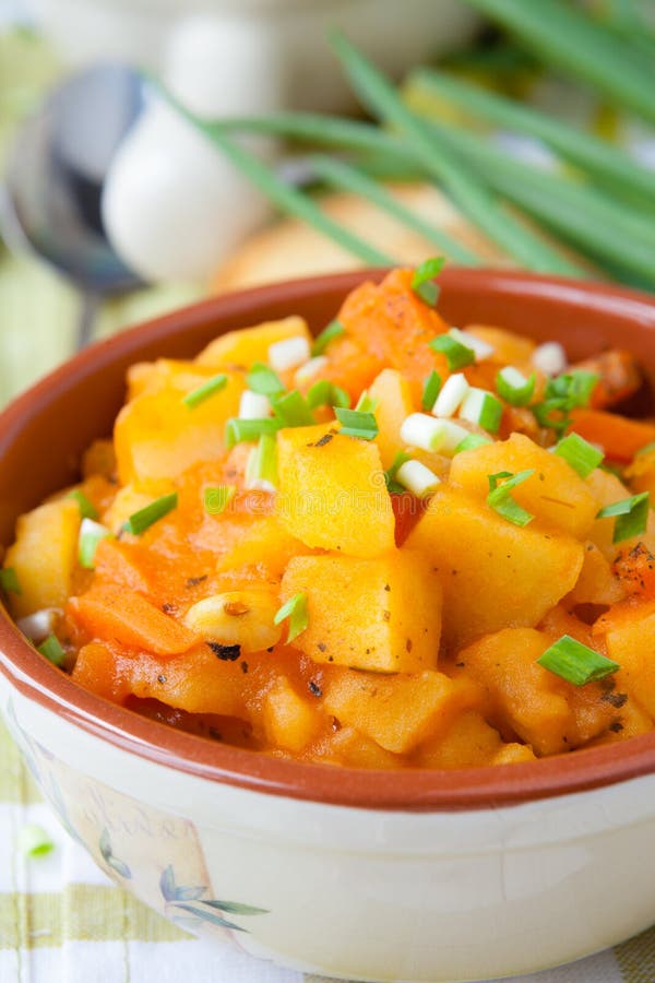 Potato Stew with Carrots and Tomatoes Stock Image Image of tomato