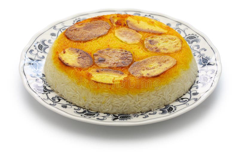 Potato Tahdig, Iranian Rice Dish Stock Photo Image of iranian, meal