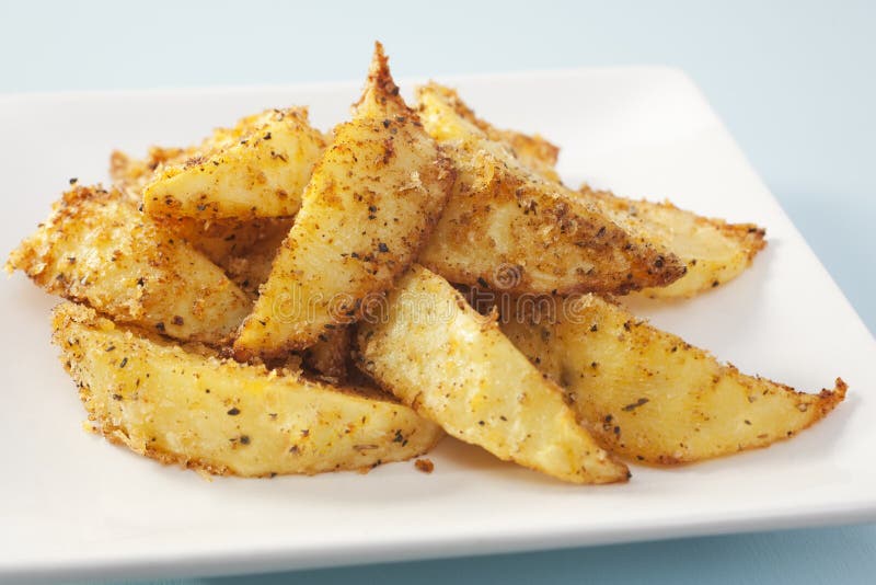 Potato Wedges with Cajun Seasoning Stock Photo Image of cajun