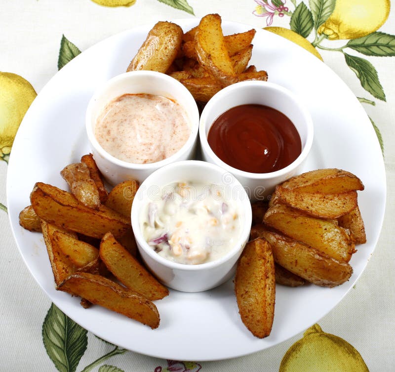 Potatoe kliny zdjęcia royalty free Potatoe kliny zdjęcia royalty free