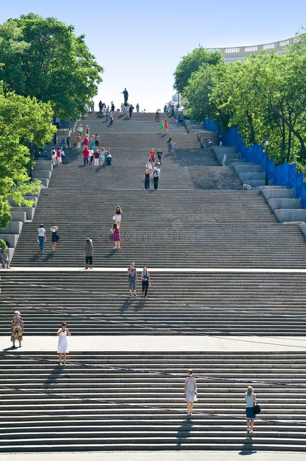 Potemkin-Treppe In Odessa-Stadt Redaktionelles Stockfoto - Bild von