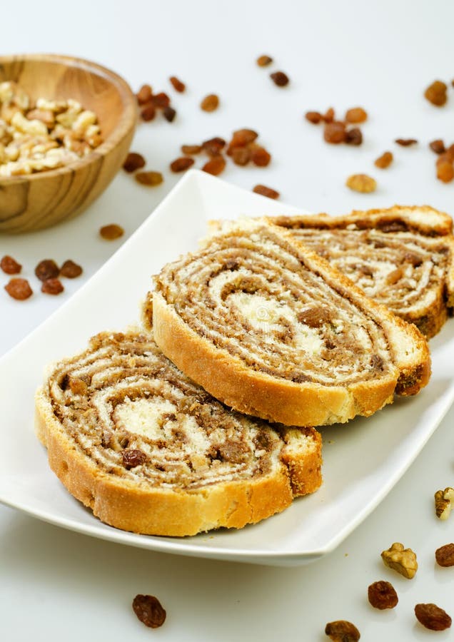 Potica, Roll with walnuts stock image. Image of delicious 36687239