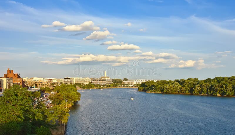 Potomac river stock photo