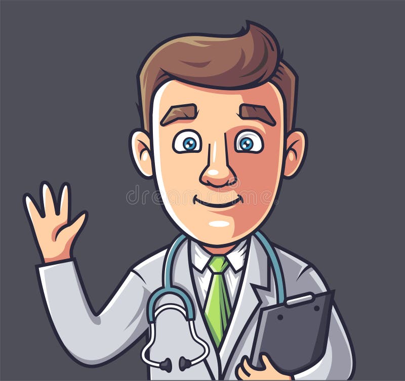 Potomstwa fabrykują machać jego rękę ilustracji Potomstwa fabrykują machać jego rękę ilustracji