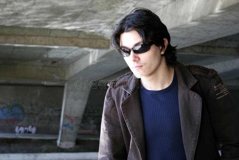 Portret van een man stock foto