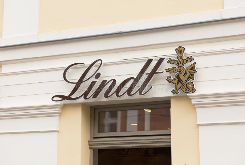 Potsdam, Berlin, Europe: 20th August 2018: Lindt Chocolate Shop royalty free stock photo Potsdam, Berlin, Europe: 20th August 2018: Lindt Chocolate Shop royalty free stock photo