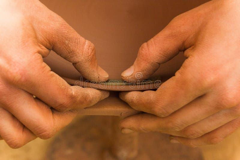 Potter doing his work stock photo. Image of culture 102589418