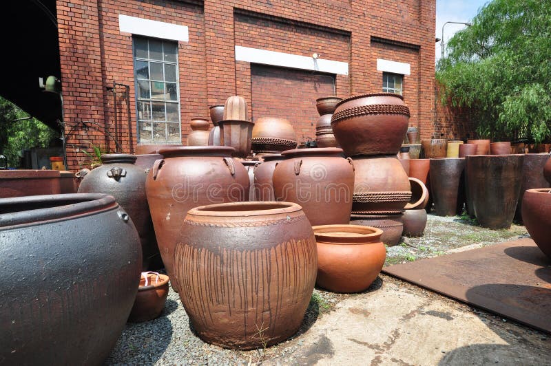 Potter s Yard stock image. Image of outdoors, display 45569435