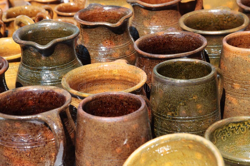 Pottery, Ethiopia stock photo. Image of black, clay, market 33535186
