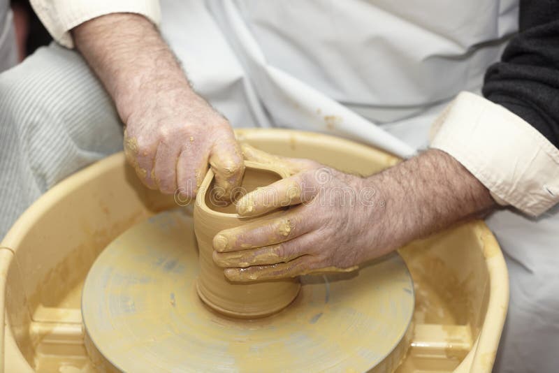 Pottery Handmade Art and Craft Stock Photo - Image of craft, circular