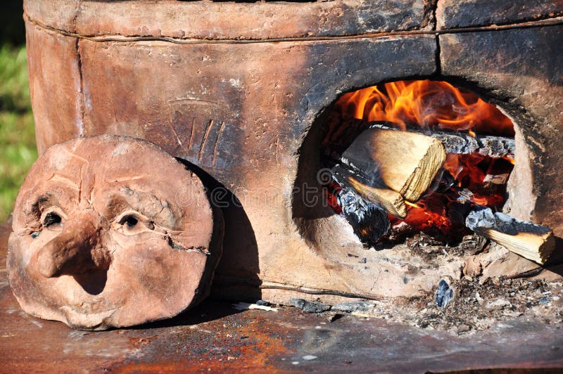 Pottery kiln detail stock image. Image of potter, heater 25311481