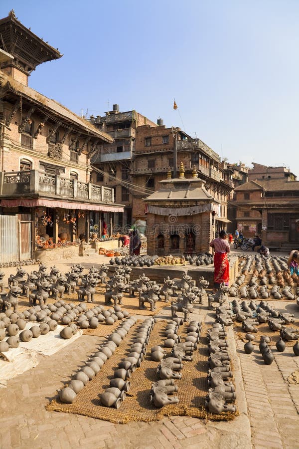 Pottery Making, Bhaktapur, Nepal Editorial Image Image of making