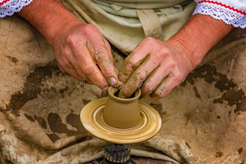 Pottery making stock image. Image of ornaments, ceramic 93486369