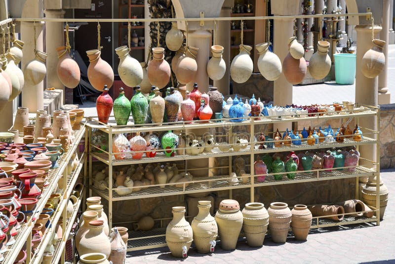 Pottery market Nizwa stock photo. Image of travel, nizwa 48192388