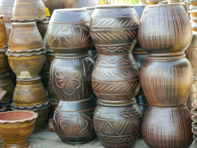 Pottery, Terracotta Nakhonratchasima Thailand Stock Image Image of