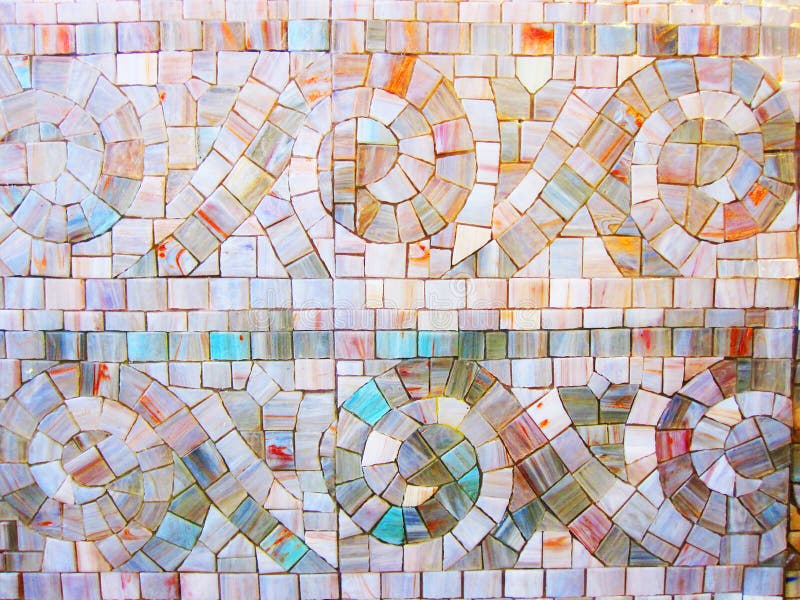 POUCAS PEDRAS DO MOSAICO EM A ONE-SOME fotografia de stock POUCAS PEDRAS DO MOSAICO EM A ONE-SOME fotografia de stock