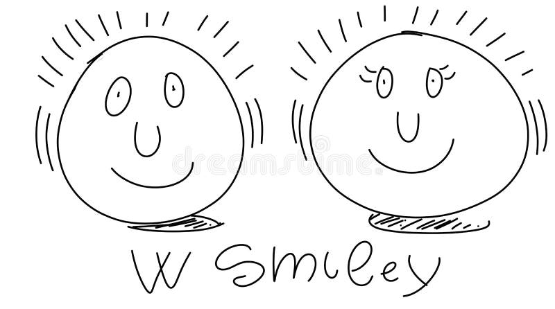 Poucos desenhos estilizados do humorista do estilo da banda desenhada do smiley ilustração do vetor Poucos desenhos estilizados do humorista do estilo da banda desenhada do smiley ilustração do vetor