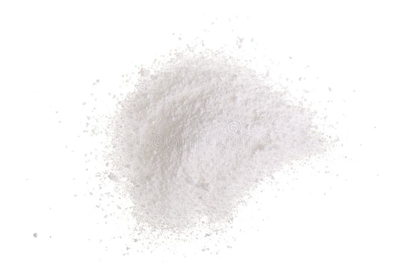 Poudre à laver d'isolement sur le fond blanc Vue supérieure Configuration plate photographie stock libre de droits Poudre à laver d'isolement sur le fond blanc Vue supérieure Configuration plate photographie stock libre de droits