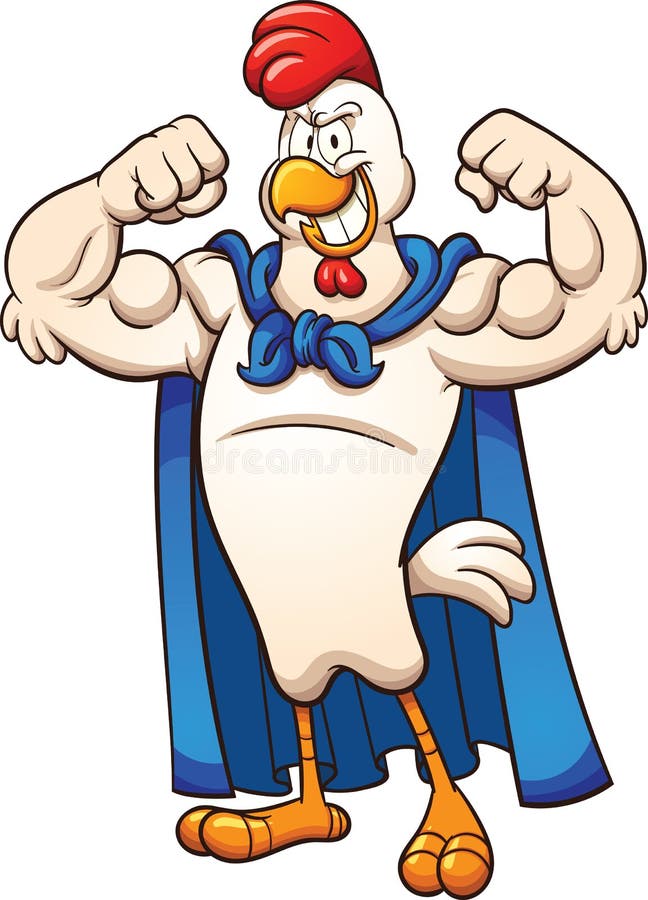 Poulet superbe illustration de vecteur Poulet superbe illustration de vecteur