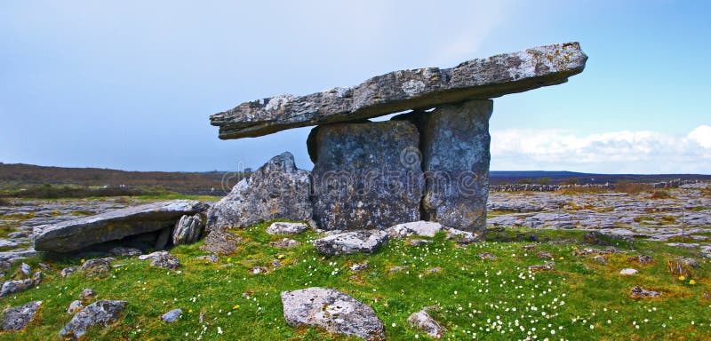 Poulnabrone dolmen obrazy royalty free Poulnabrone dolmen obrazy royalty free