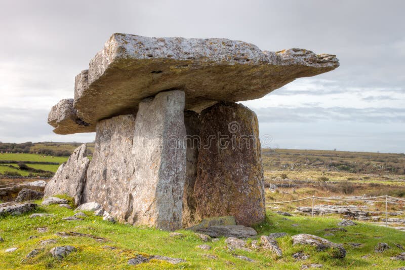 Poulnabrone Portal Tomb in Ireland.