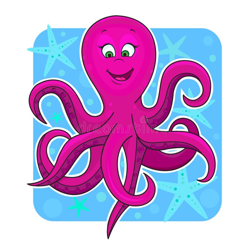 Modèle 3d Octopus Mignon : Pieuvre De Bébé De Style Pixellisé Sur