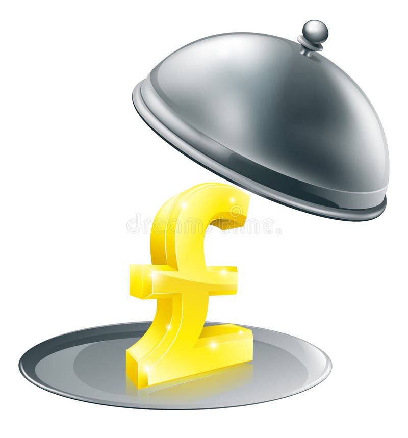 Silver Platter Illustration Stock Vector - Illustration of plate