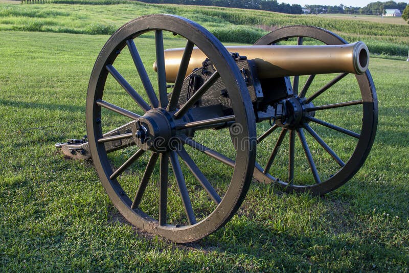 A 12 pounder M1841 Howitzer Field cannon