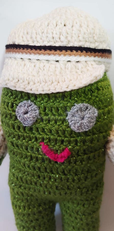 Poupée de crochet faite main photo stock Poupée de crochet faite main photo stock