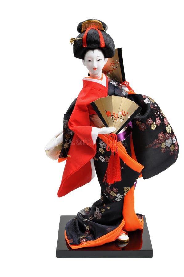 Poupée japonaise photographie stock Poupée japonaise photographie stock