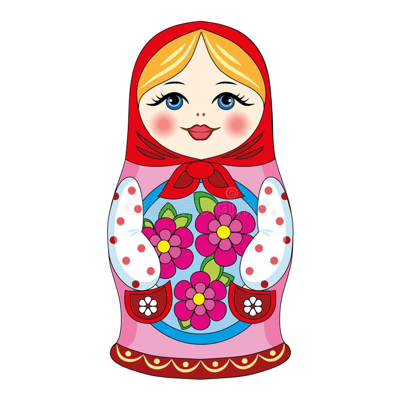 Poupée russe illustration libre de droits Poupée russe illustration libre de droits
