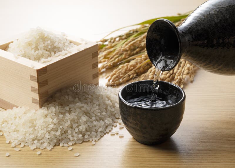 Rice Ear Sake Bottle Stock Photos Free & RoyaltyFree Stock Photos