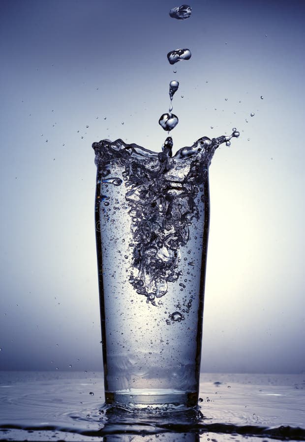 Pouring of Clean Water in a Clear Glass. Stock Image Image of healthy, life 38638191