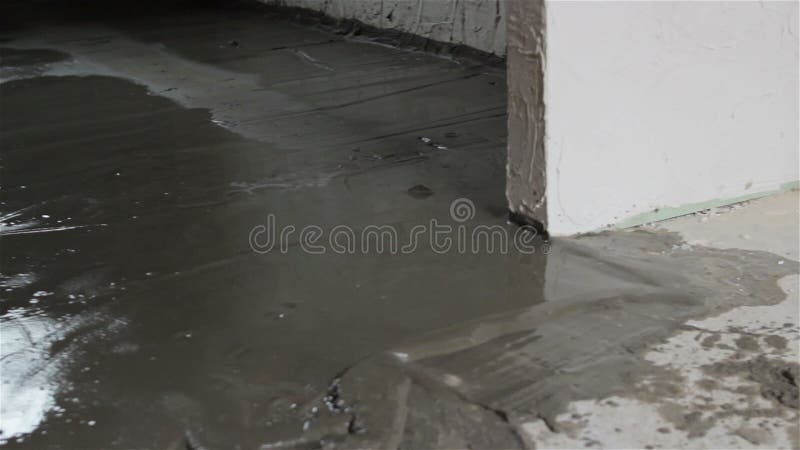 Pouring A Concrete Floor Stock Footage Video Of Cementing 88728124