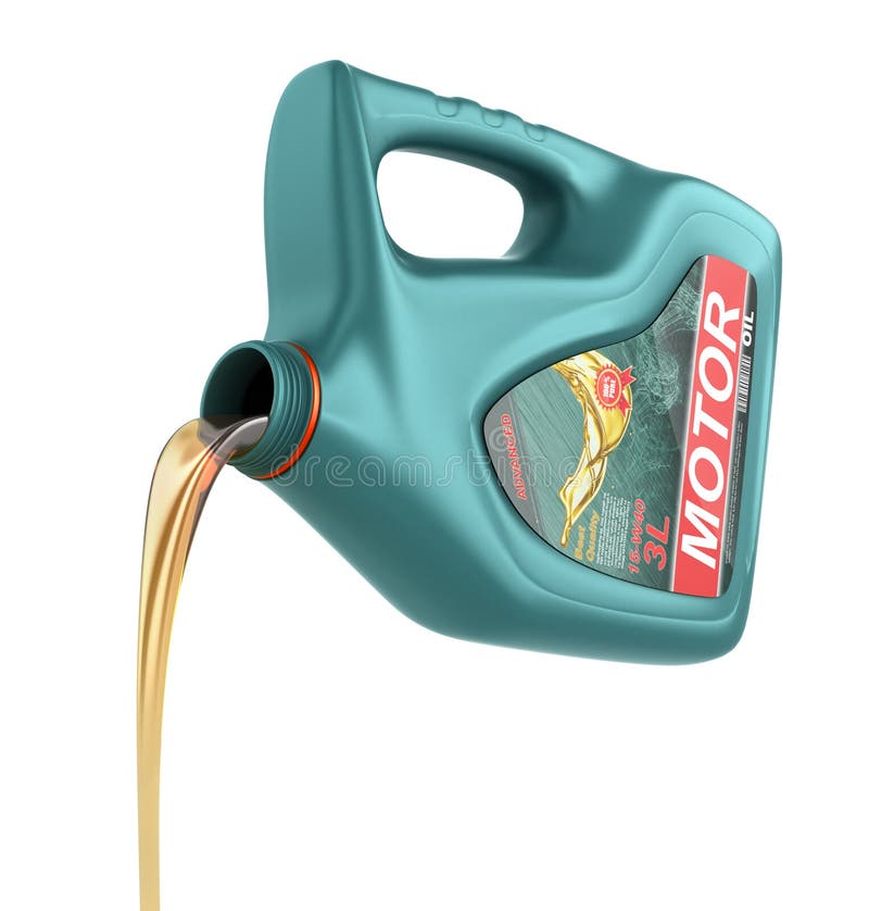 Container, Motor Oil Bottle Stock Illustration Illustration of tank