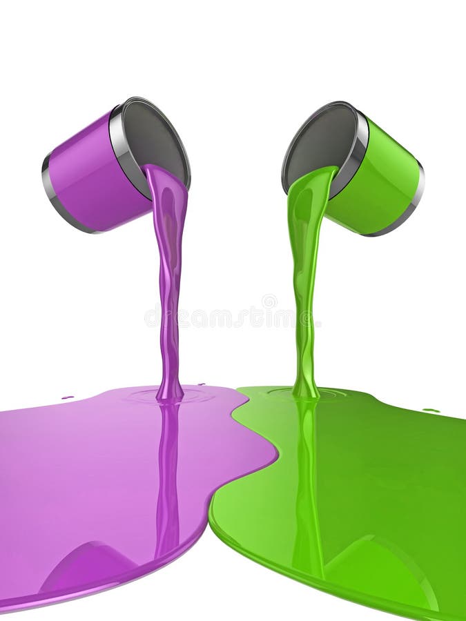 Pouring paint stock illustration. Illustration of artistic - 9104263