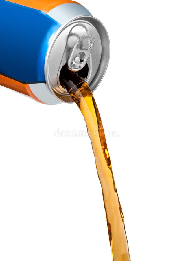 Pouring soft drink