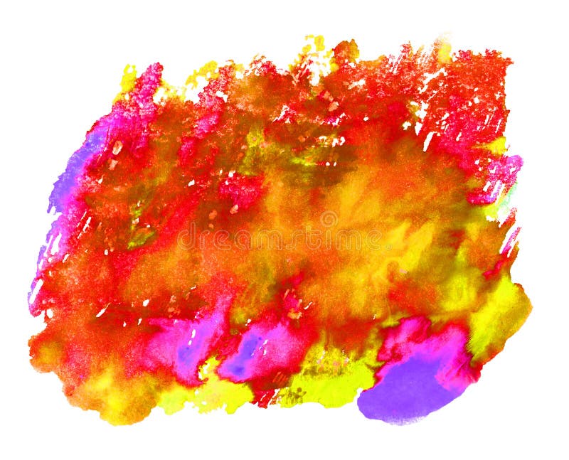 Pourpre jaune-orange rouge de texture colorée d'aquarelle illustration de vecteur Pourpre jaune-orange rouge de texture colorée d'aquarelle illustration de vecteur