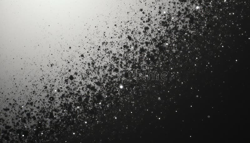 Poussière cosmique dispersée dans un gradient hypnotique. Cette image étonnante capture une scène cosmique où des particules de poussière chatoyantes se dispersent à travers un dégradé allant de la lumière à la lumière. l'interaction de la lumière et de l'ombre crée une atmosphère captivante qui évoque un sentiment d'émerveillement et l'immensité de l'univers. ai généré