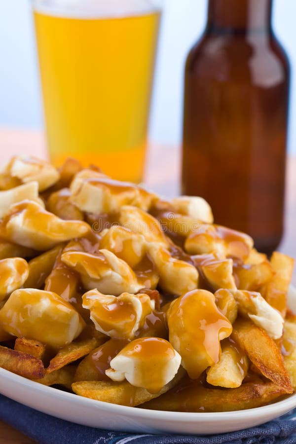 Poutine with beer